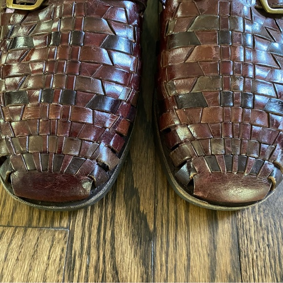 Stacy Adams Woven Leather Closed Toe Sandal - Picture 2 of 7